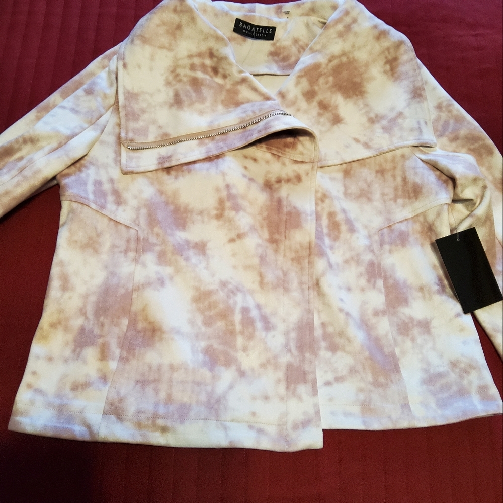 Badgley Mischka Tie-Dye Jacket